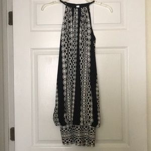 Black and white dress